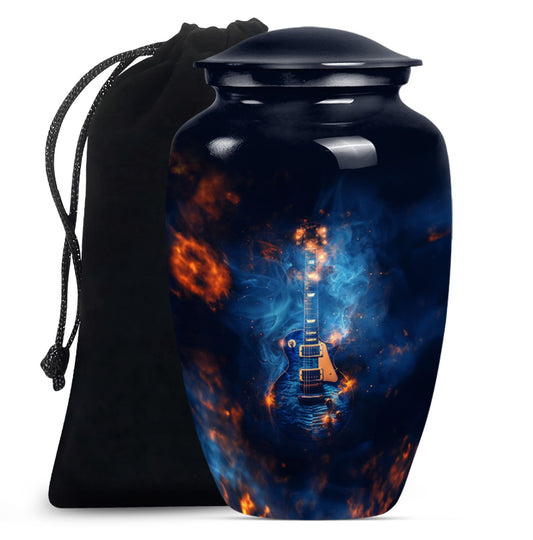 Guitar Urn For Ashes Funeral, Ashes Memorial Urn