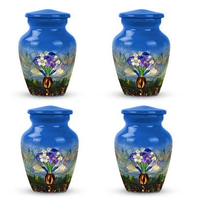 stained glass urn for adult burial