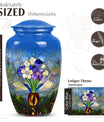 stained glass urn for adult burial