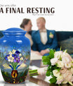 stained glass urn for adult burial