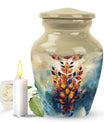 Stained Glass Cremation Urns Large & Small Combo - Funeral Urns For Man