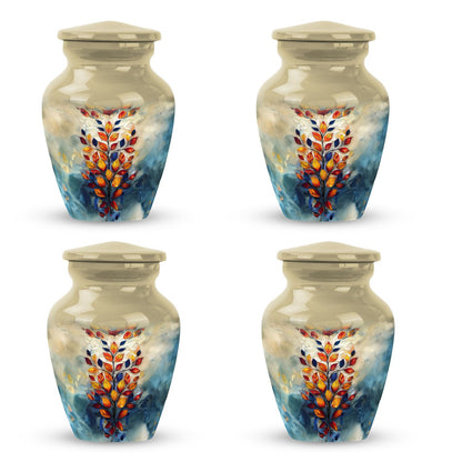 Glass Artistic Keepsake Urn for Human Ashes - 10-inch, 200 cu in - Yatskia