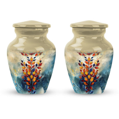 Glass Artistic Keepsake Urn for Human Ashes - 10-inch, 200 cu in - Yatskia