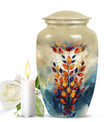 Stained Glass Cremation Urns Large & Small Combo - Funeral Urns For Man