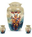Stained Glass Cremation Urns Large & Small Combo - Funeral Urns For Man