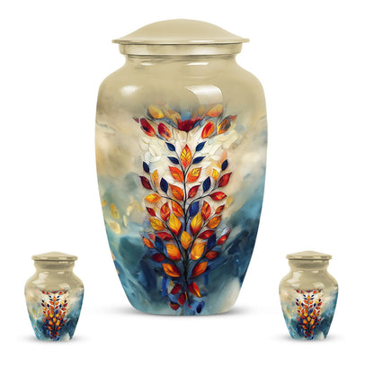 Glass Artistic Keepsake Urn for Human Ashes - 10-inch, 200 cu in - Yatskia