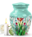 Stained Glass Cool Urns For Ashes - Funeral Urns For Man and Women