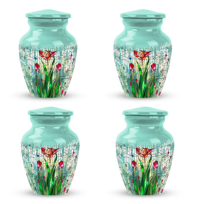 stained glass urn