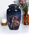 10 Inch classic dancing urn for cremation ashes.