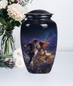 10 Inch classic dancing urn for cremation ashes.