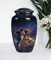 10 Inch classic dancing urn for cremation ashes.