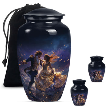 Large Urn with 2 Mini Urn