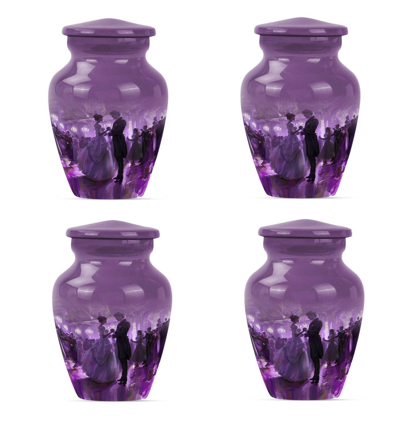 Personalized Dancer Memorial Urn for Human Ashes - 10-inch, 200 cu in - Yatskia