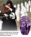 classic dancing urn, aluminium cremation urn for ashes.