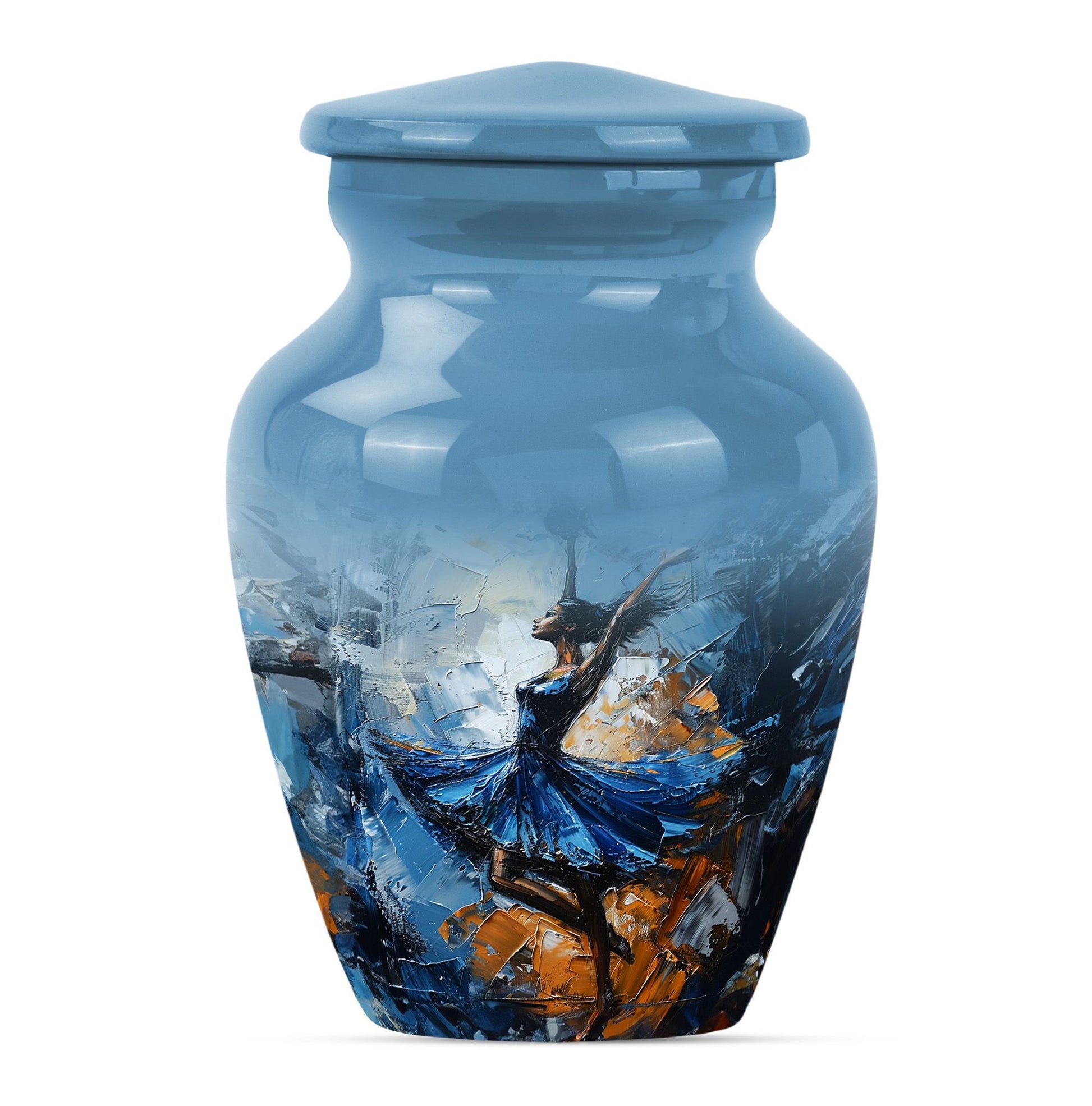 Dancing Urn for burial cremation, 