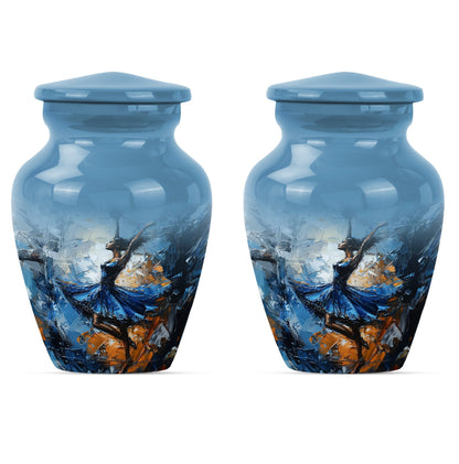 Dancing Urn for burial cremation, 