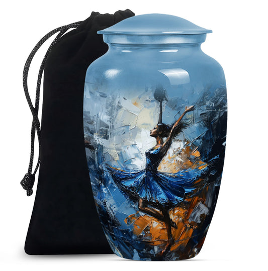 Dancing Urn for burial cremation, 