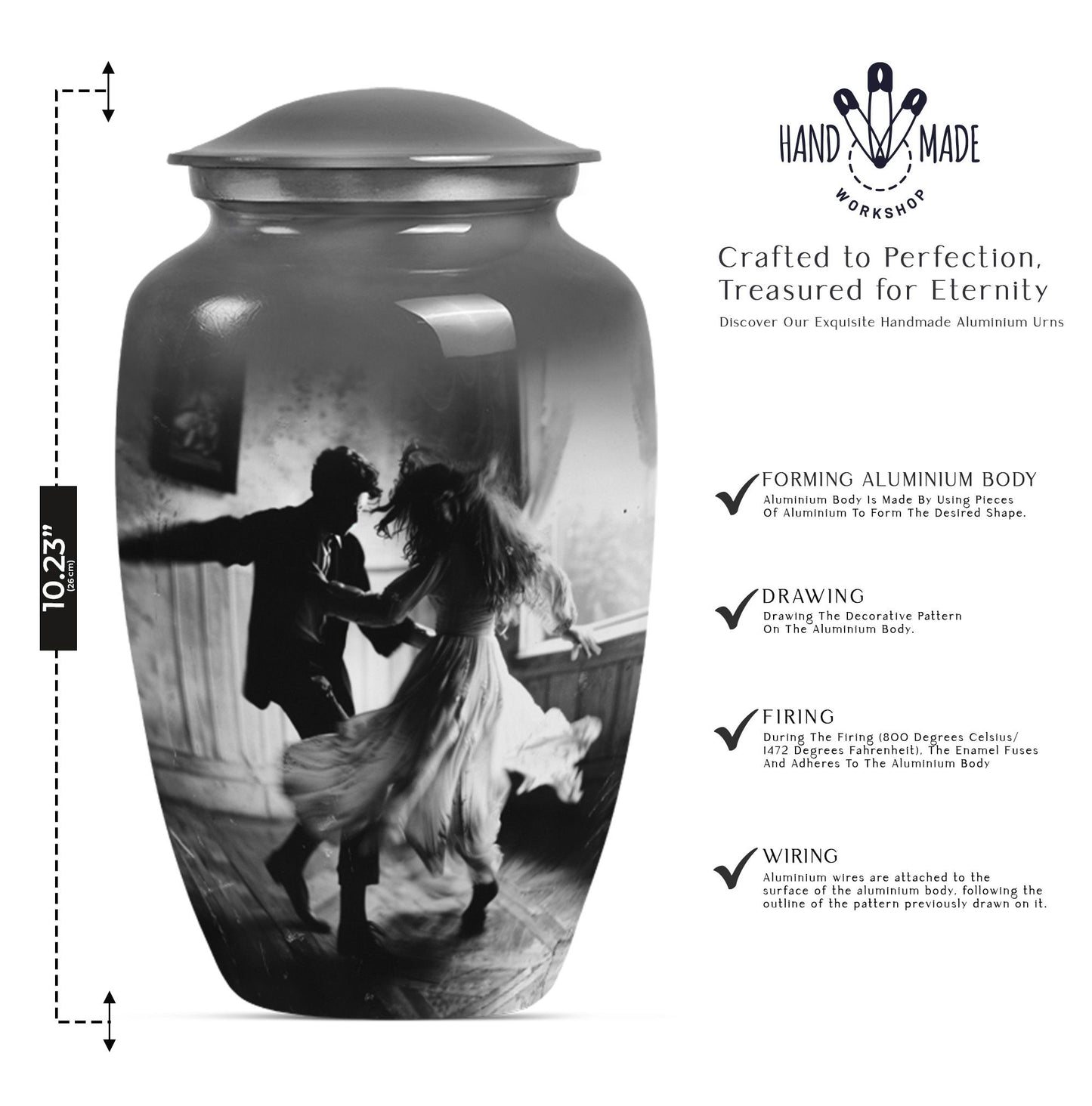 dancing Urn for human ashes.
