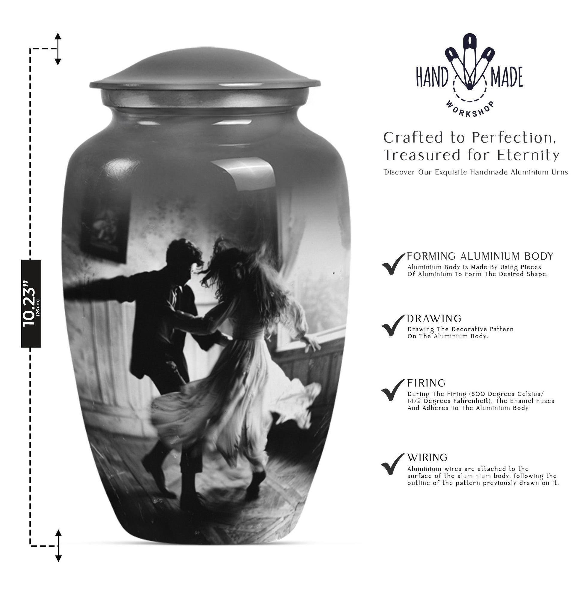 dancing Urn for human ashes.