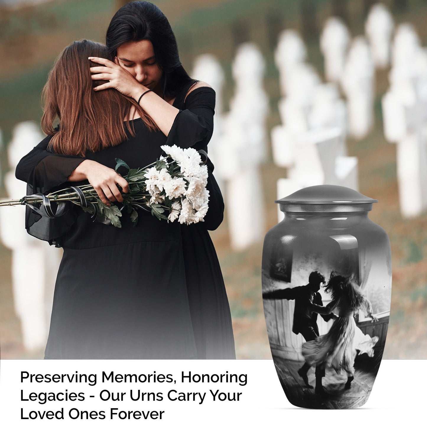 dancing Urn for human ashes.