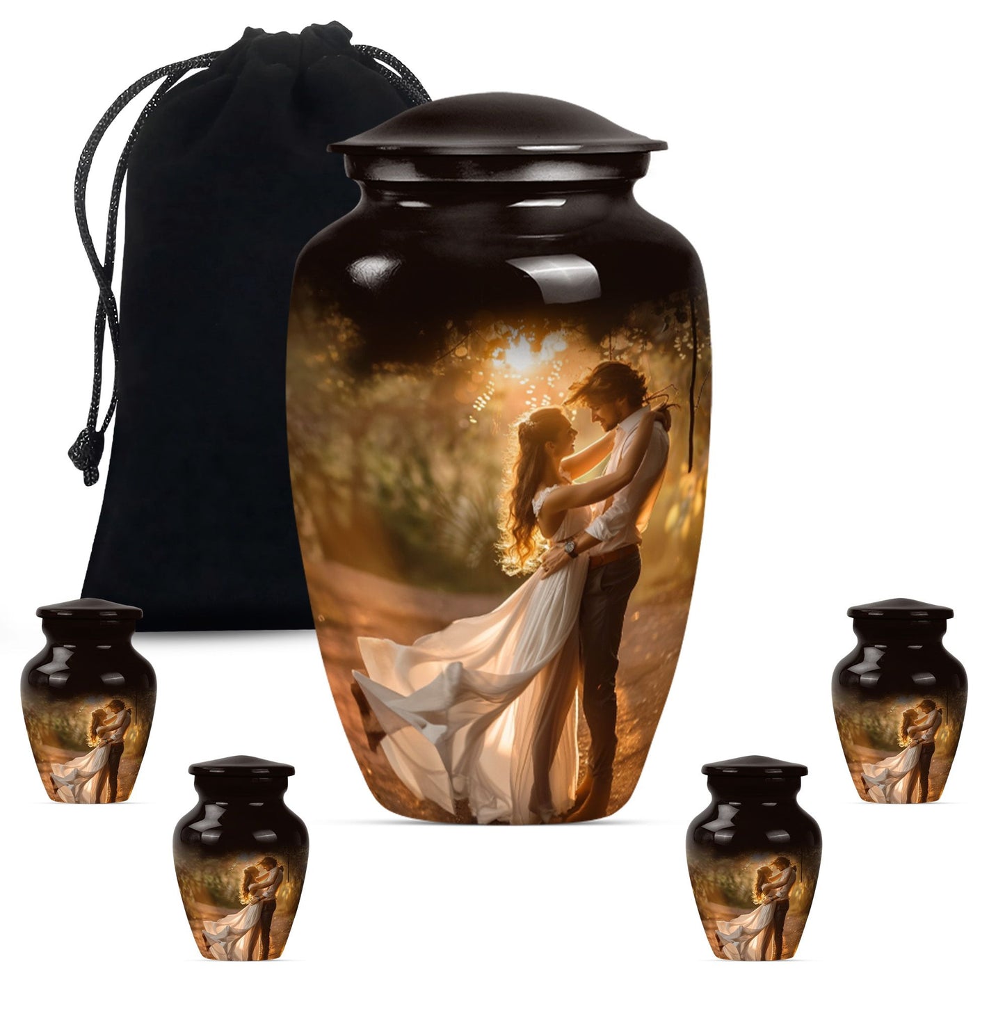 Classic 10-inch dancing urn for men