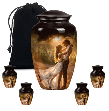 Large Urn with 4 Small Urn