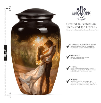 Classic 10-inch dancing urn for men