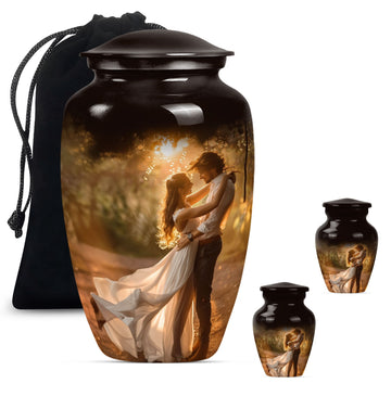 Large Urn with 2 Mini Urn