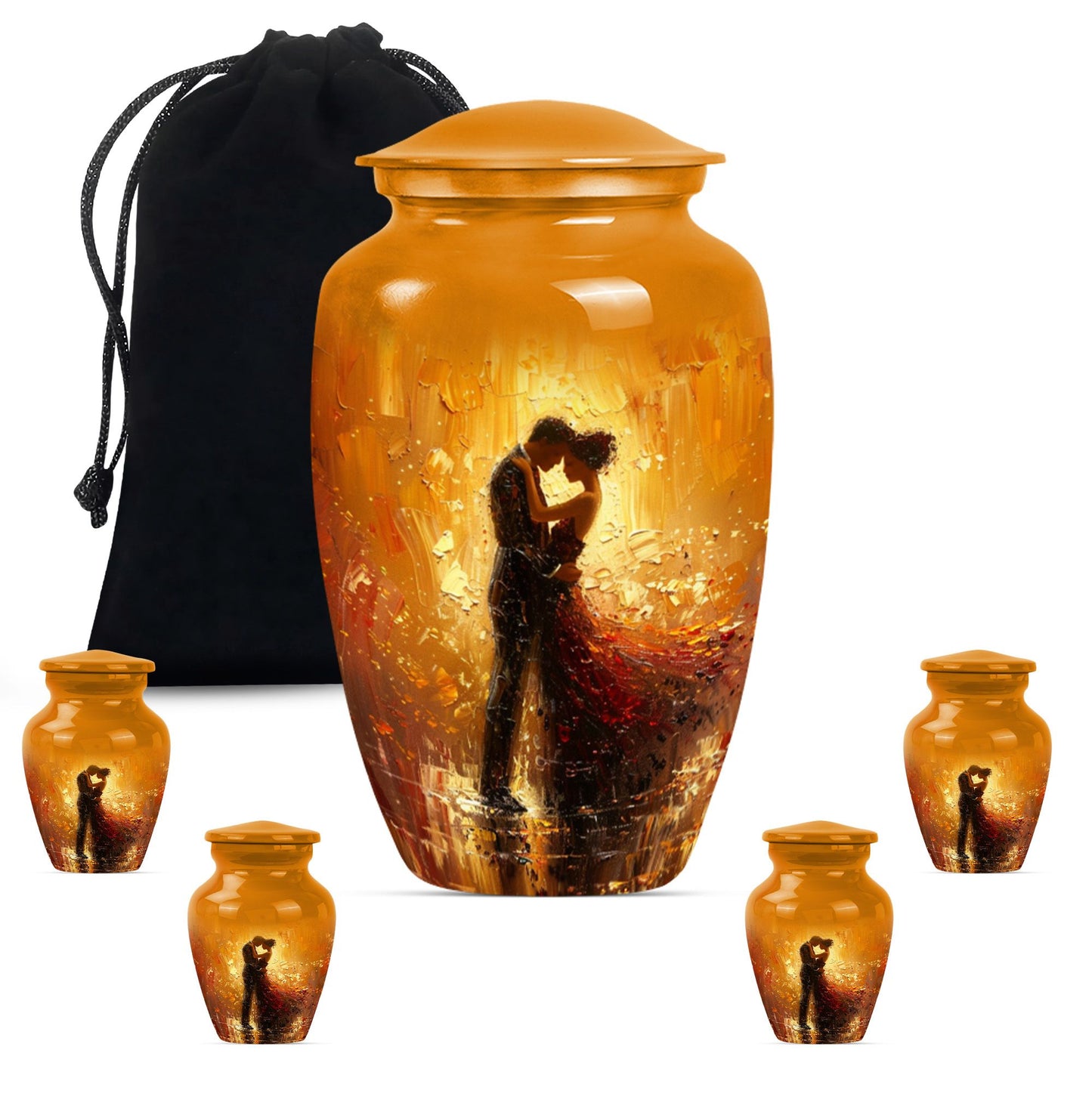 made large funeral cremation urn for women