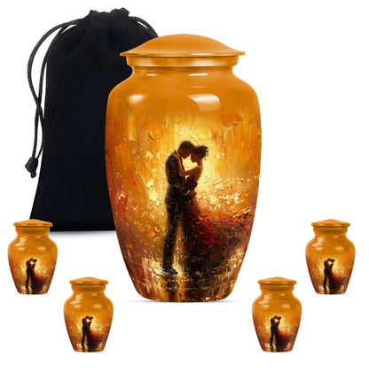 made large funeral cremation urn for women