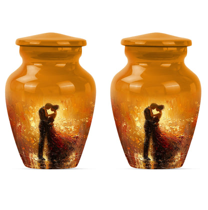made large funeral cremation urn for women