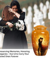 made large funeral cremation urn for women