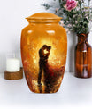 made large funeral cremation urn for women