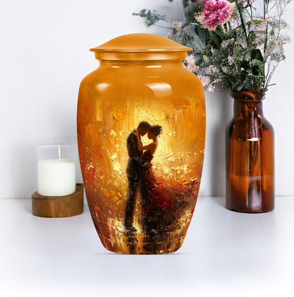 made large funeral cremation urn for women