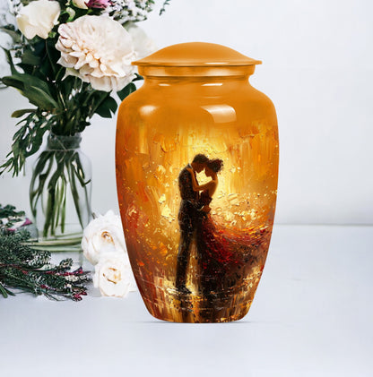 made large funeral cremation urn for women