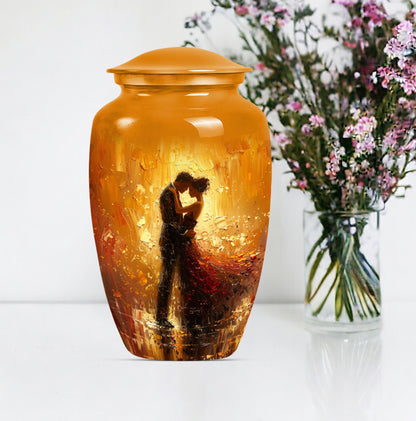 made large funeral cremation urn for women