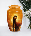 made large funeral cremation urn for women