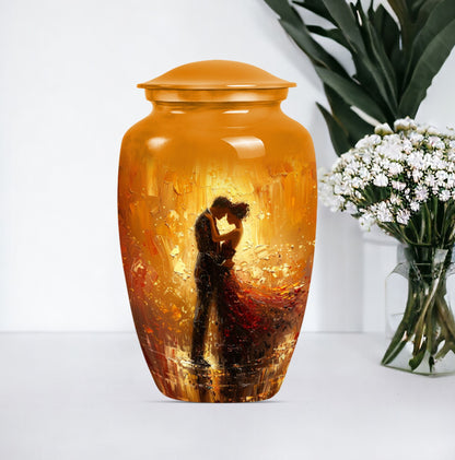 made large funeral cremation urn for women
