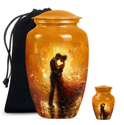 made large funeral cremation urn for women