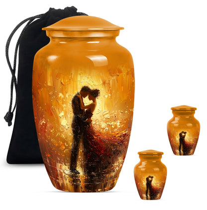 made large funeral cremation urn for women