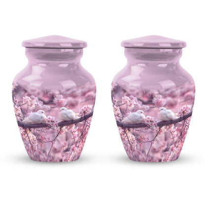10-inch classic dove urn for adult male ashes.