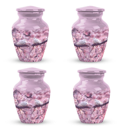 10-inch classic dove urn for adult male ashes.