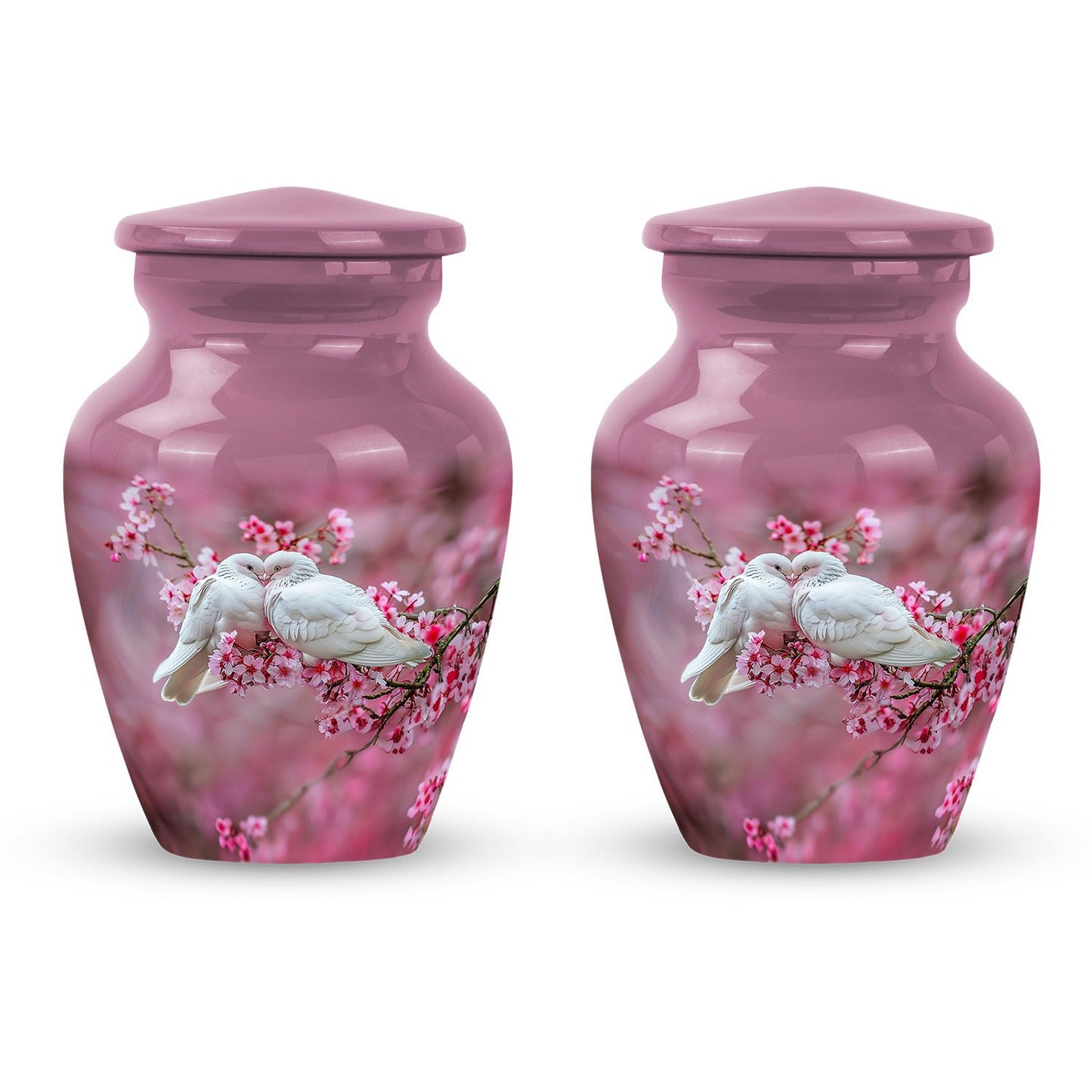 Classic 10-inch dove urn for human ashes