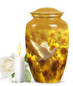 10-inch classic dove urn, ideal for cremation ashes.