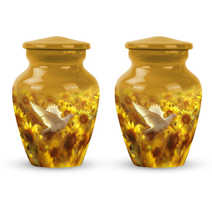 10-inch classic dove urn, ideal for cremation ashes.