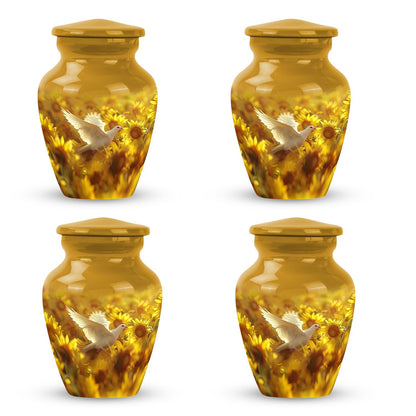 10-inch classic dove urn, ideal for cremation ashes.