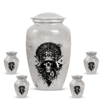 Large Urn with 4 Small Urn