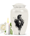 Catholic Urn for Adult Human Ashes.