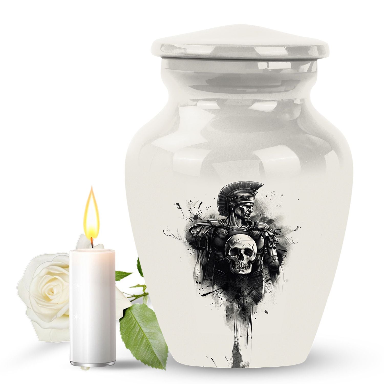Catholic Urn for Adult Human Ashes.