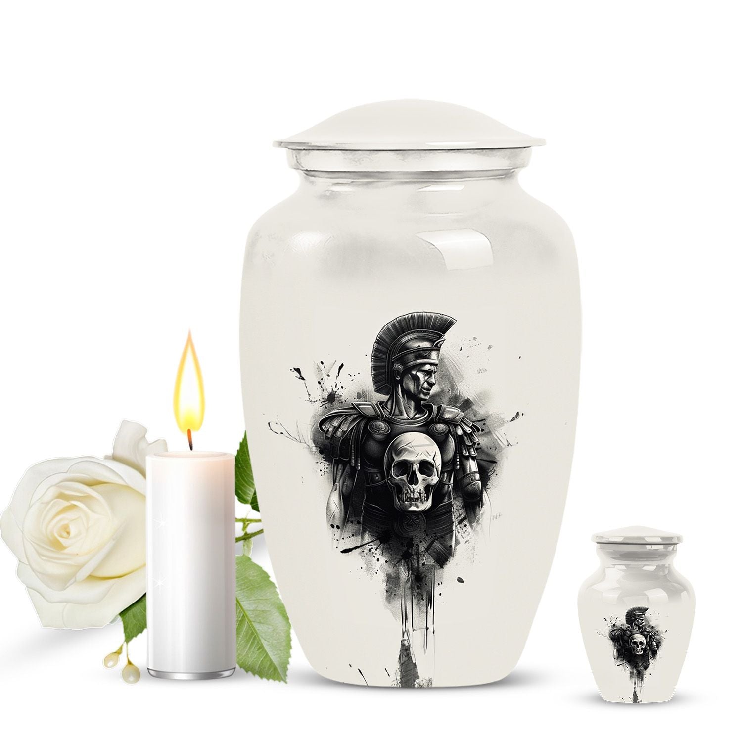 Catholic Urn for Adult Human Ashes.